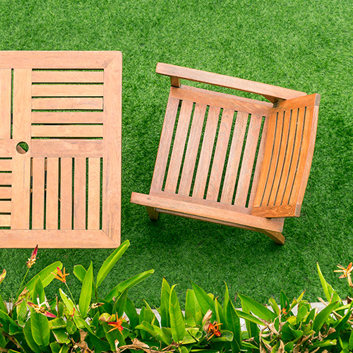 Houten tuinbank