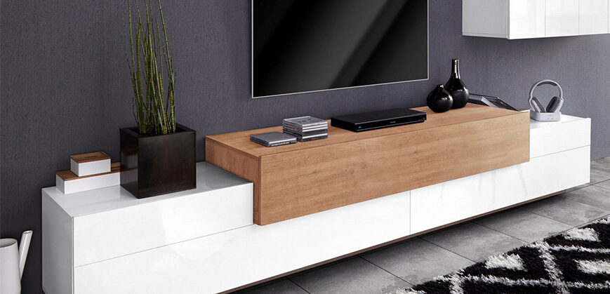 Wandmeubel idee in jaren 50 & 60 stijl