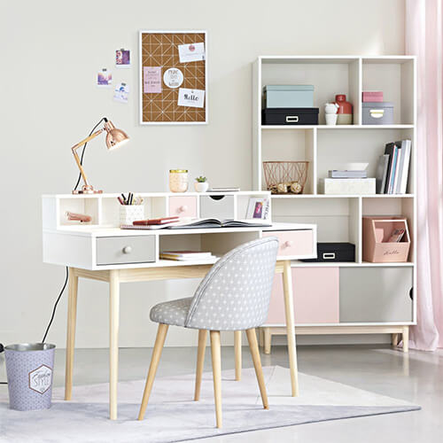 Jeugdkamer Meubels voor de werkplek in Scandi stijl