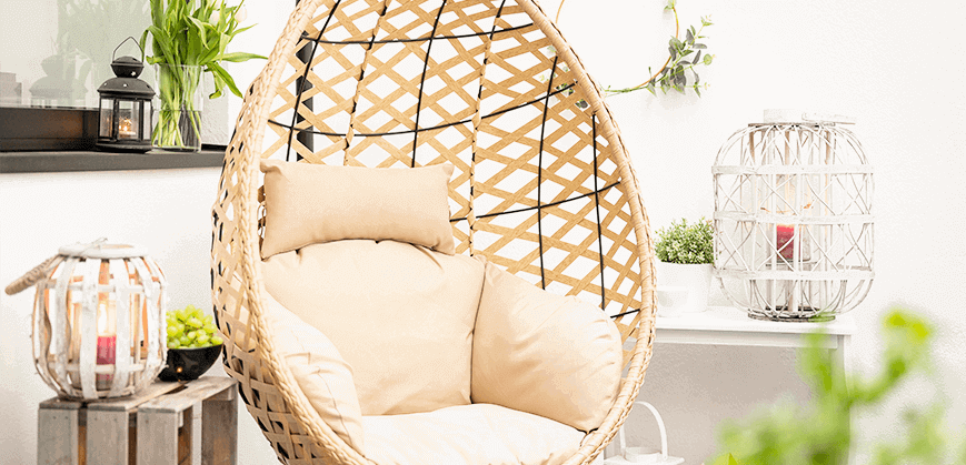 Hangstoelen voor de outdoor-ruimte