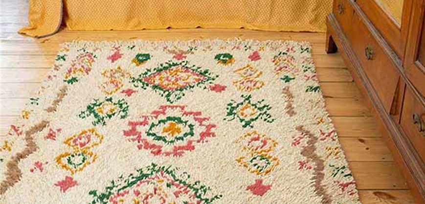 Beige Berber tapijt
