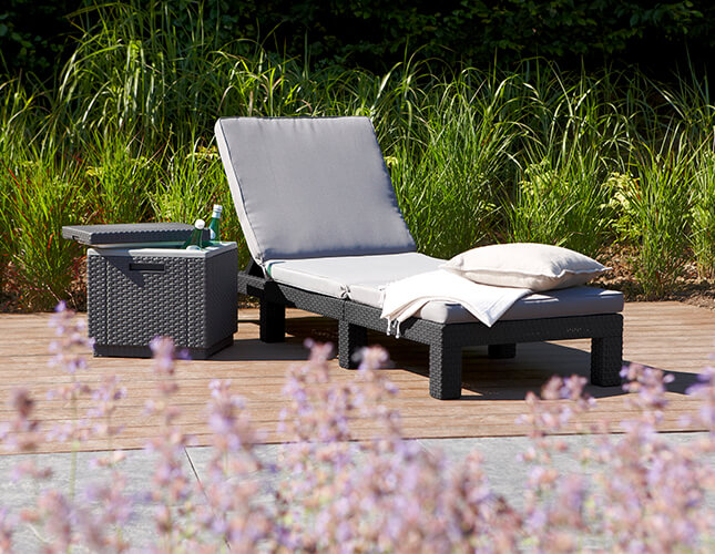 Comfortabel ontspannen in de outdoor-ruimte